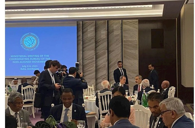 Bakıda nazirlər üçün nahar — FOTOLAR Bakıda nazirlər üçün nahar — FOTOLAR