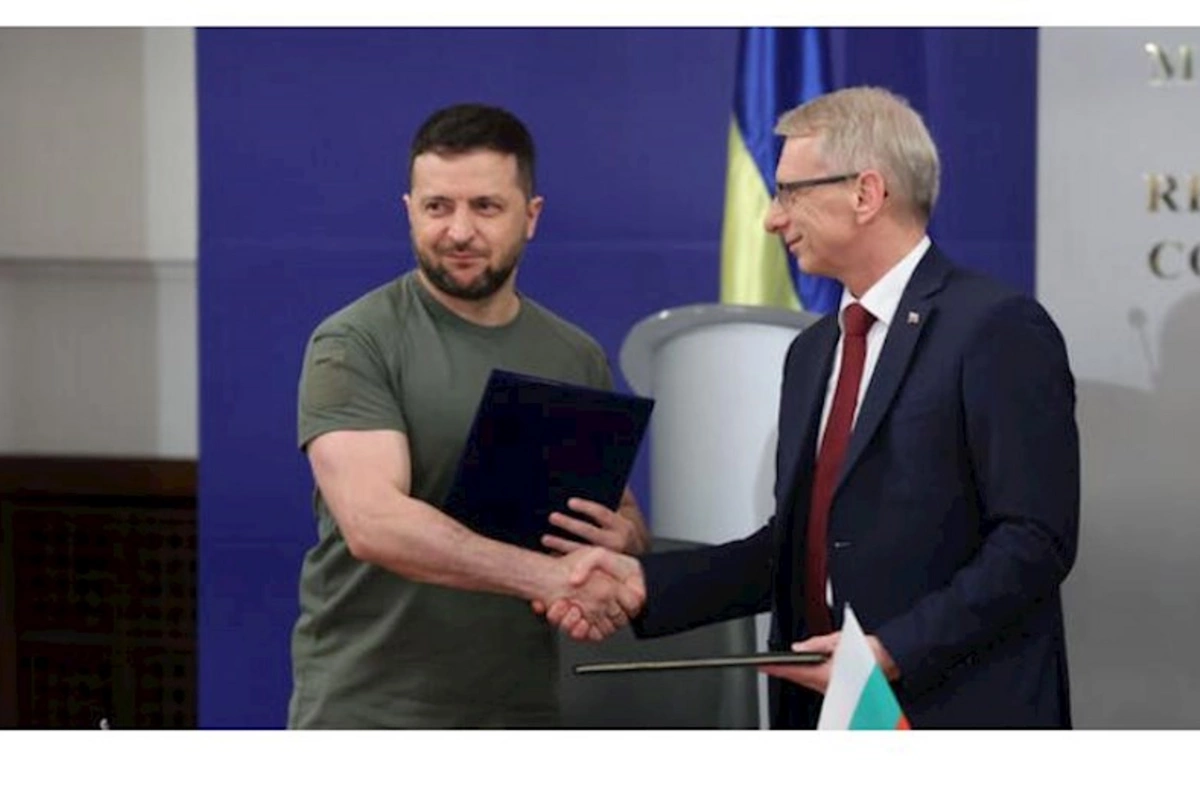 Zelenski Bolqarıstana getdi