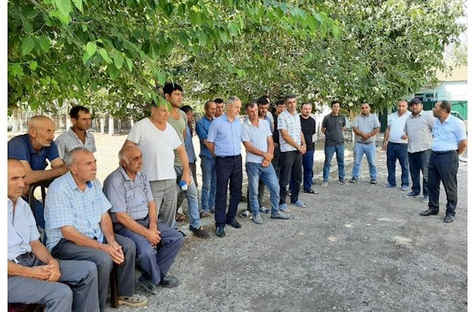 “Açıq mikrofon” aksiyası Saatlıda — FOTOLAR