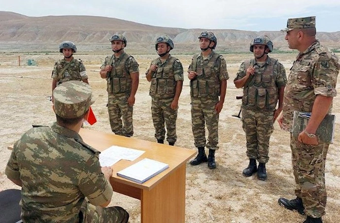 Müdafiə Nazirliyinin Hərbi Polis İdarəsində təlim toplanışı keçirildi — FOTO