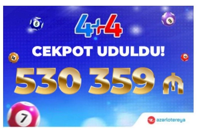 Azərbaycanda yarım milyonluq CEKPOT UDULDU — FOTO