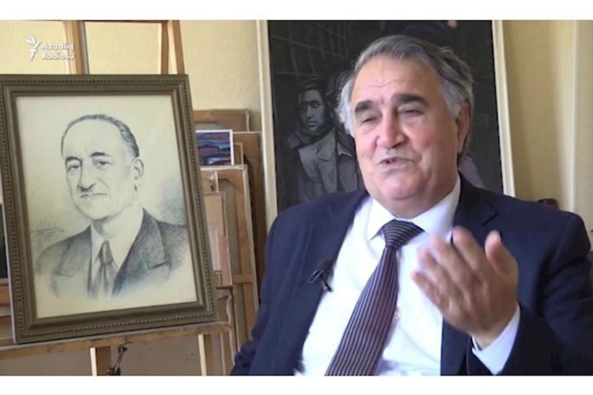 Rəsulzadənin nəvəsi Eynulla Fətullayevin portretini çəkdi — FOTO