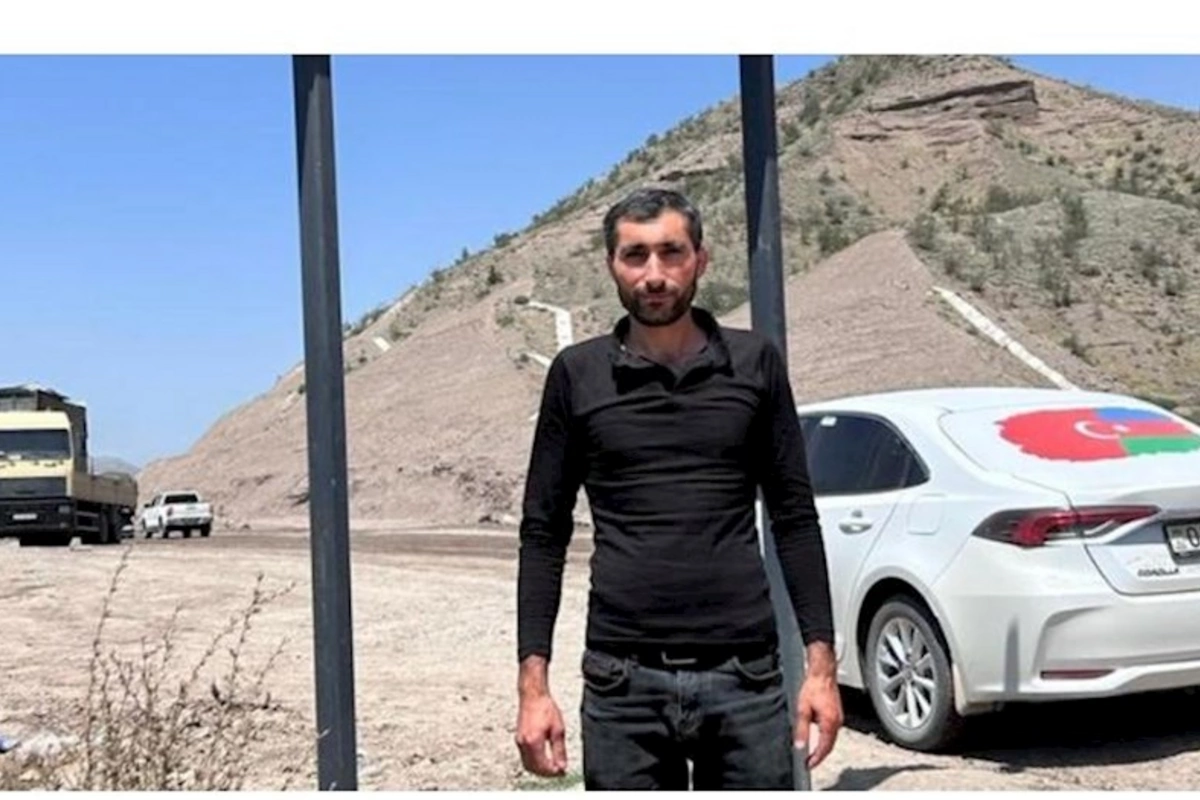 Sərvər Bəşirli yeni maşını ilə Laçında — FOTO