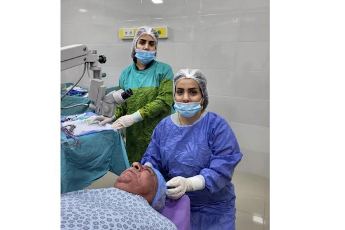 Gözlərə nur verən sehrli əllər...