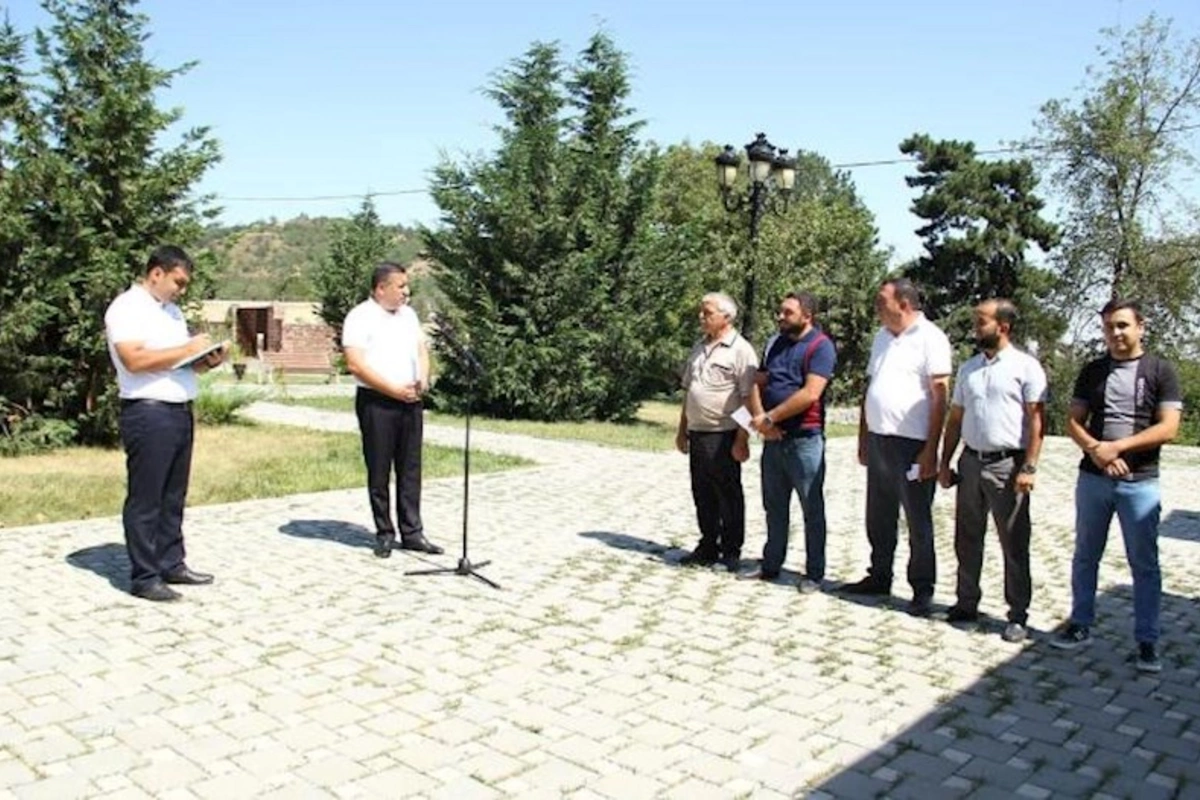 Səyyar qəbul otağı Göygölün Hacıkənd kəndində quruldu — FOTOLAR