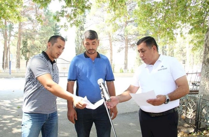 Həftənin ilk Açıq mikrofon aksiyası Samuxda — FOTOLAR