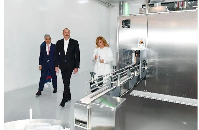 Prezident “Diamed” dərman istehsalı zavodunun açılışında — FOTOLAR Prezident “Diamed” dərman istehsalı zavodunun açılışında — FOTOLAR