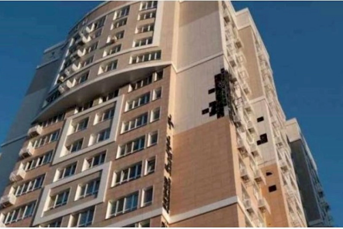Bu dəfə Ukrayna PUA-ları yaşayış binasına hücum etdi