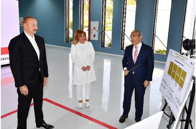 Prezident “Diamed” dərman istehsalı zavodunun açılışında — FOTOLAR Prezident “Diamed” dərman istehsalı zavodunun açılışında — FOTOLAR