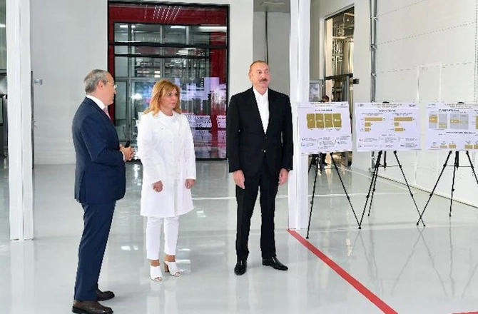 Prezident “Diamed” dərman istehsalı zavodunun açılışında — FOTOLAR Prezident “Diamed” dərman istehsalı zavodunun açılışında — FOTOLAR