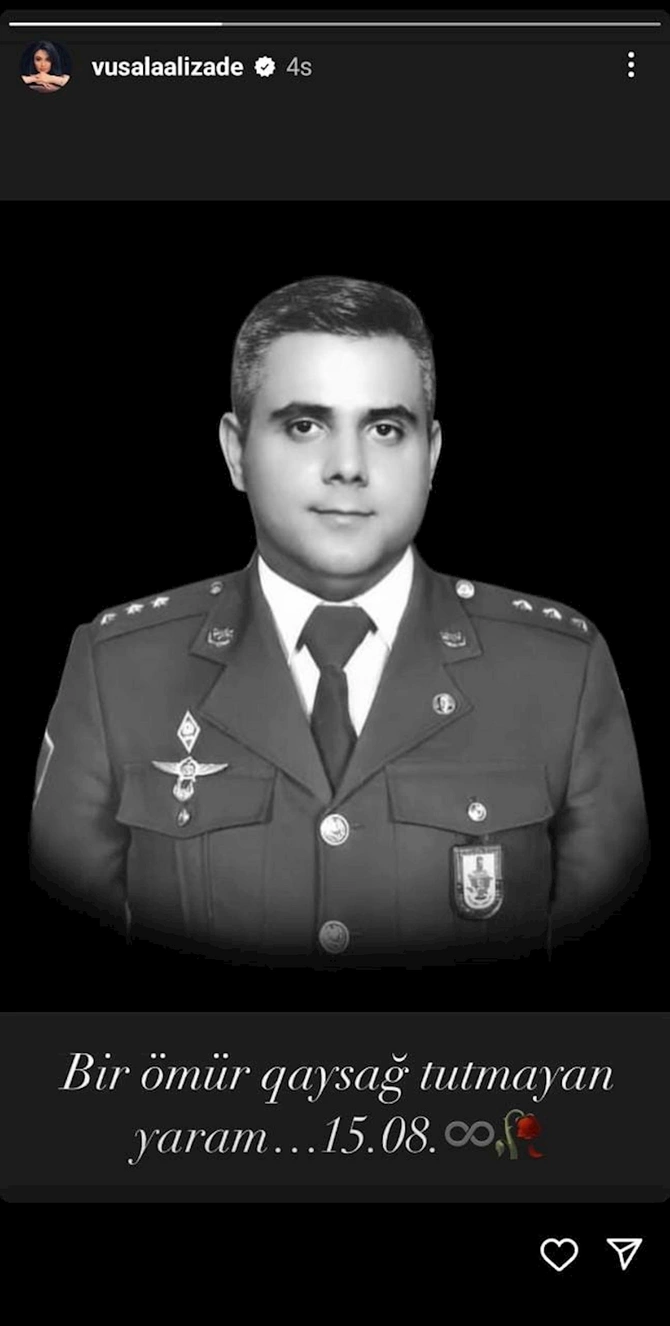 Vüsalə Əlizadə ölən qardaşı ilə bağlı paylaşım etdi — FOTO Vüsalə Əlizadə ölən qardaşı ilə bağlı paylaşım etdi — FOTO