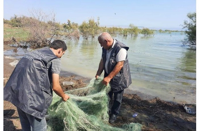 Qanunsuz ov edənlər cəzalandırıldı — FOTOLAR