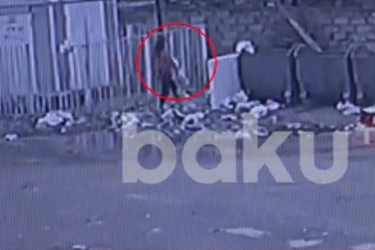 Zibil qutusuna atılmış körpə xəstəxanadan çıxarıldı