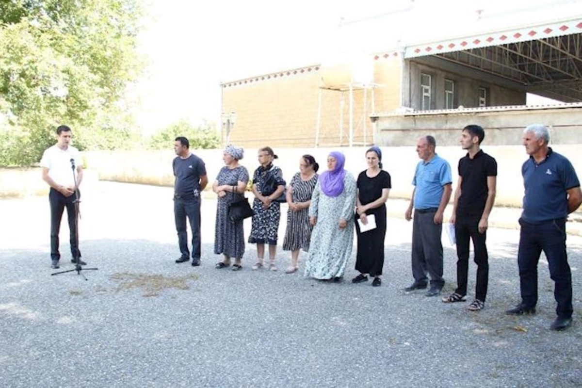Səyyar qəbul otağı Goranboy sakinlərinin ixtiyarında olub — FOTOLAR
