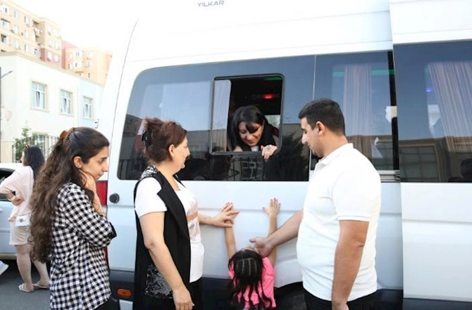 Füzuliyə ilk köç karvanı yola düşdü — FOTOLAR