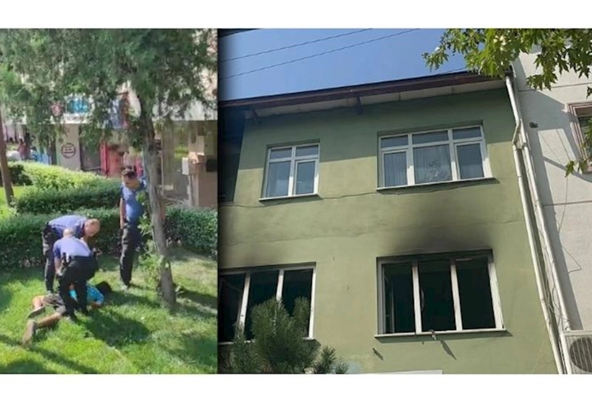29 yaşlı gənc əmisinin evini yandırdı