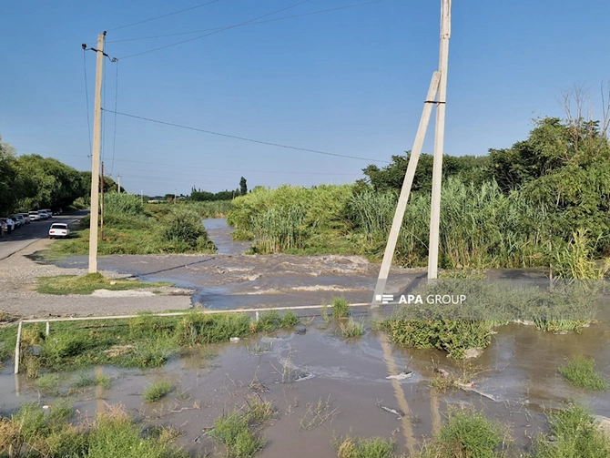 Subasmadan sonra Bərdədə vəziyyət — FOTOLAR