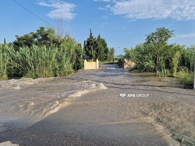 Subasmadan sonra Bərdədə vəziyyət — FOTOLAR