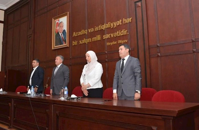 Abşeron Rayon İcra Hakimiyyətində şəhid ailələri və qazilərlə növbəti görüş keçirildi — FOTOLAR