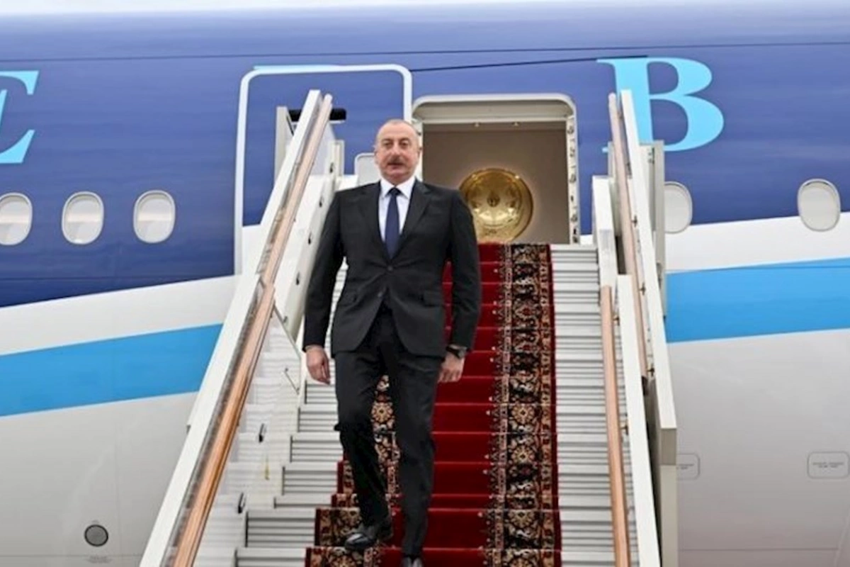 Prezident İlham Əliyev Macarıstana işgüzar səfərə gedib