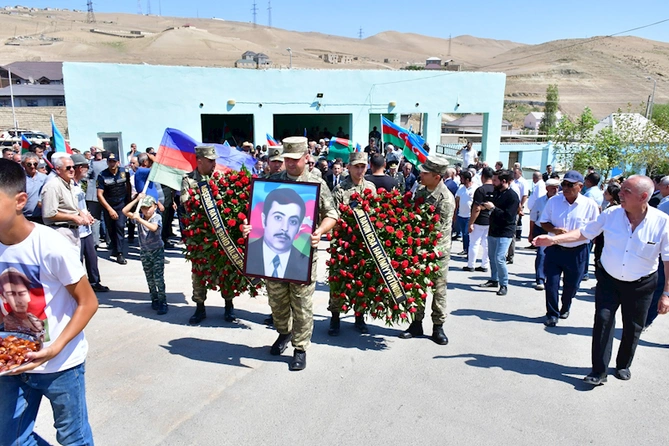 I Qarabağ Müharibəsi şəhidi Abşeronda dəfn edildi — FOTOLAR