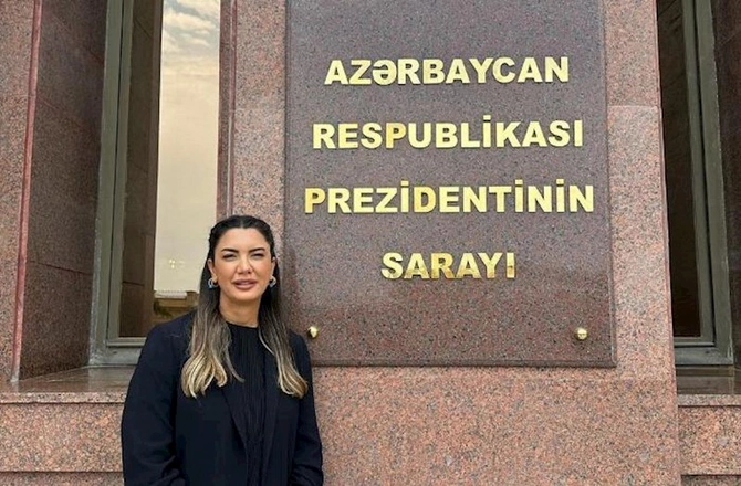 Fulya Öztürk Hikmət Hacıyevlə görüşdü — FOTO