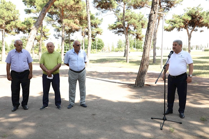 Şəmkir sahibkarları ilə görüş keçirildi — FOTOLAR