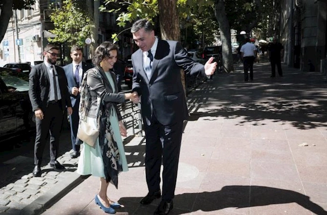 Belçika XİN rəhbəri Gürcüstanda səfərdədir