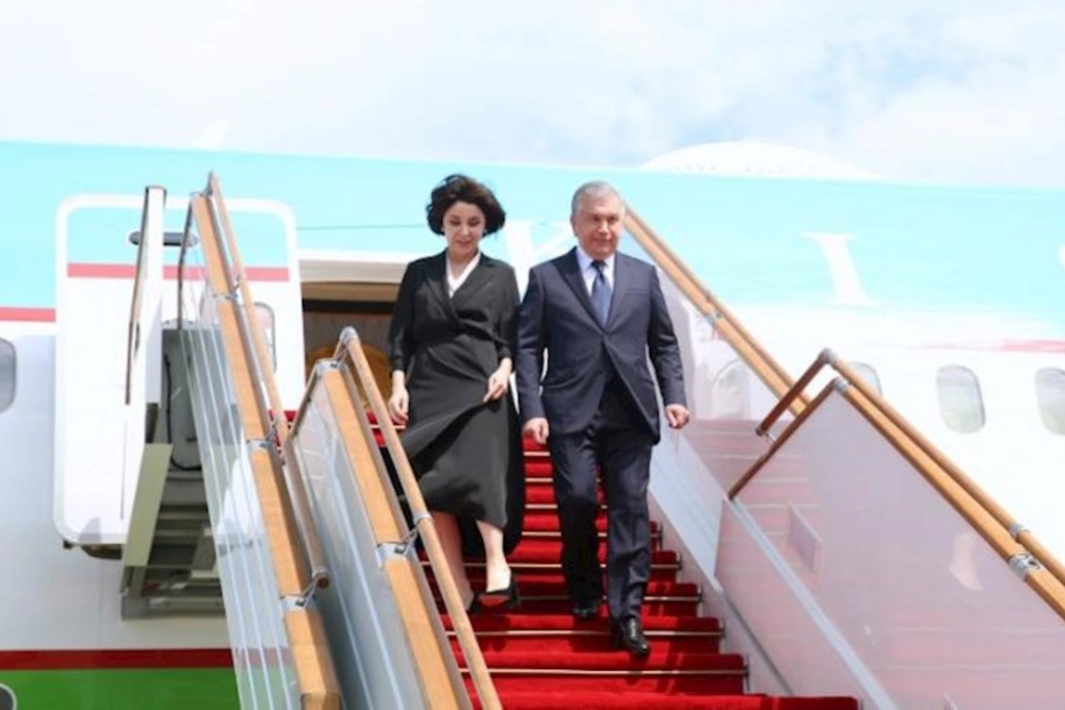 Mirziyoyev və xanımı Füzuliyə GETDİ