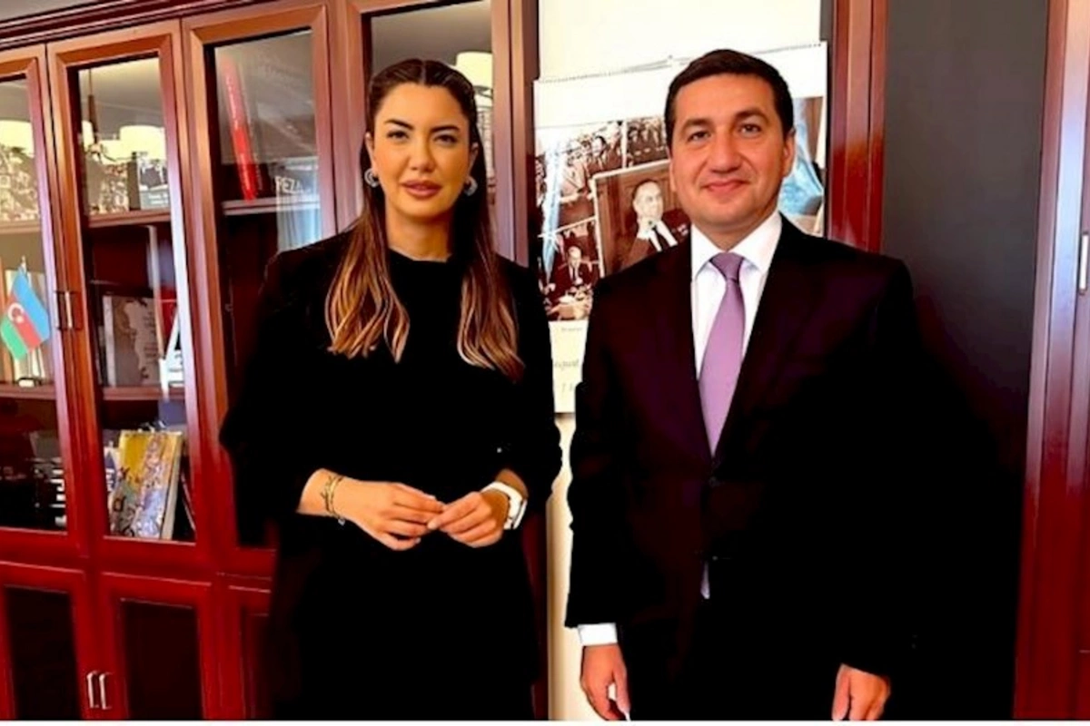 Fulya Öztürk Hikmət Hacıyevlə görüşdü — FOTO