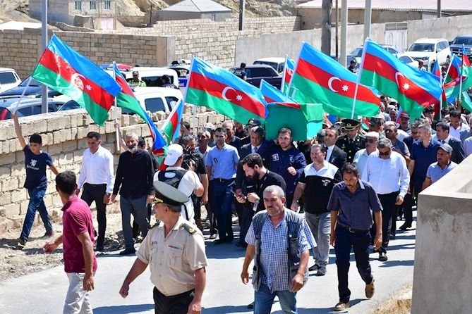 I Qarabağ Müharibəsi şəhidi Abşeronda dəfn edildi — FOTOLAR