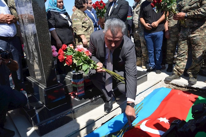 I Qarabağ Müharibəsi şəhidi Abşeronda dəfn edildi — FOTOLAR