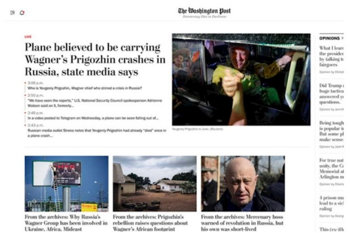 “Priqojinin çoxlu pasportları və dublyorları var idi” — “Washington Post”