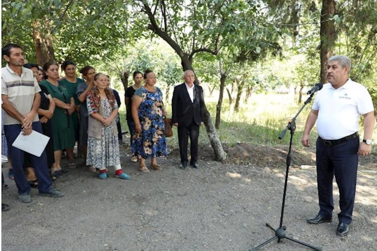 Sakinlərin qaz təchizatı ilə bağlı problemləri dinlənildi — FOTOLAR