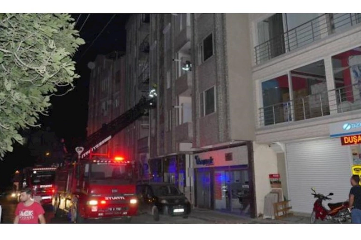 Yaşayış binasında yanğın oldu