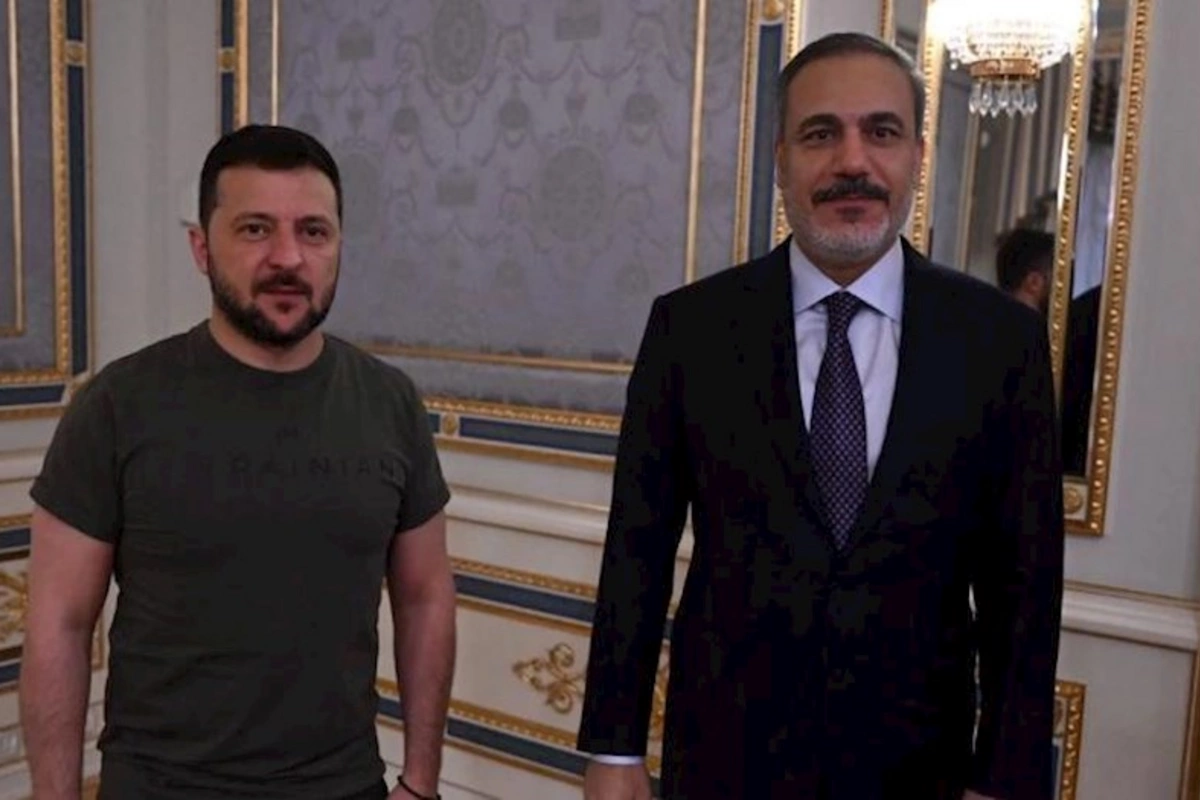 Hakan Fidan Zelenski ilə görüşdü