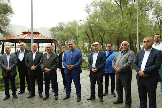 Zabuxa köçürülən ailələrə mənzillərinin açarları təqdim edilib — FOTOLAR