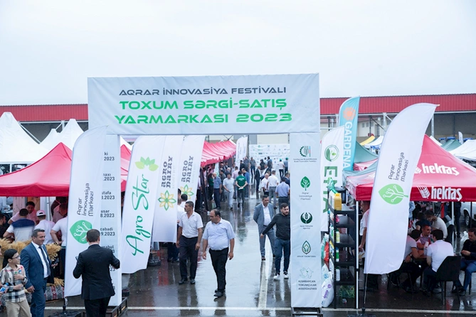 Ağstafada toxum sərgi-satış yarmarkası təşkil olunub — FOTOLAR