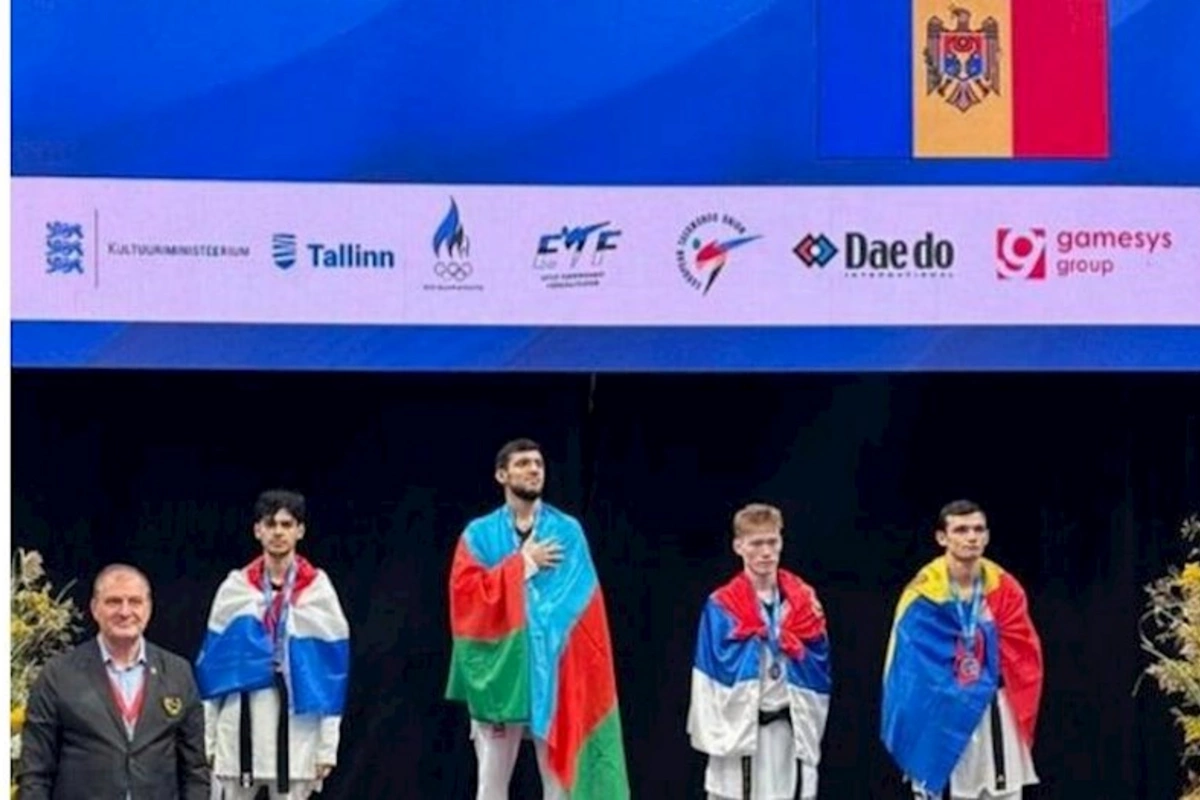 Azərbaycan taekvondoçusu Avropa çempionu olub