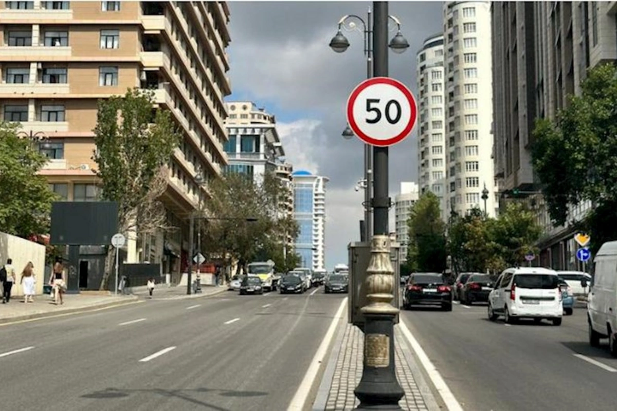 Daha bir yolda sürət həddi ENDİRİLDİ