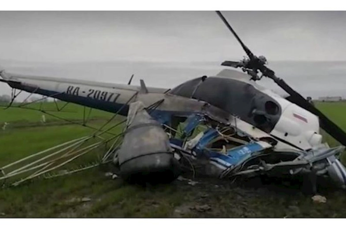 Rusiyada helikopter qəzaya uğradı — 4 nəfər öldü