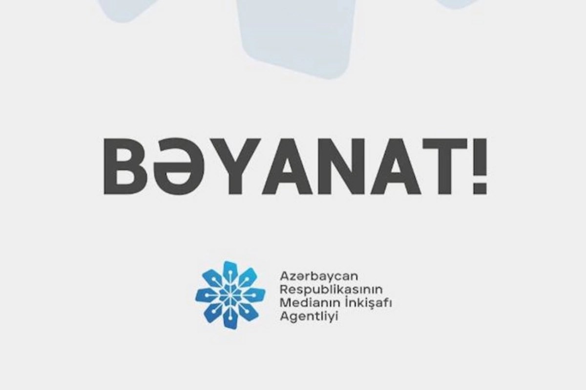 MEDİA-nın təhdid kampaniyası ilə bağlı BƏYANATI