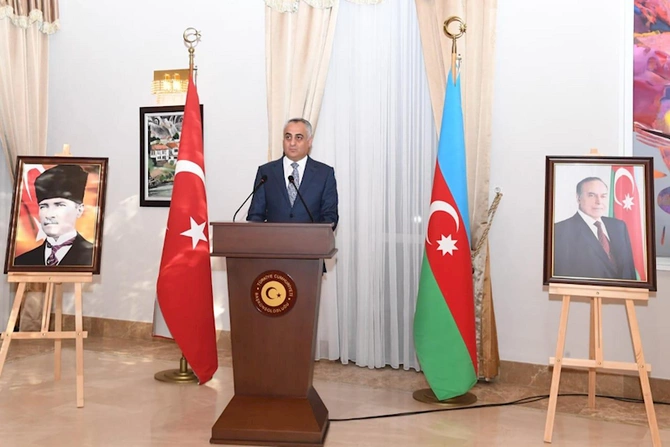Naxçıvanda Türkiyənin Zəfər bayramı qeyd edildi — FOTOLAR