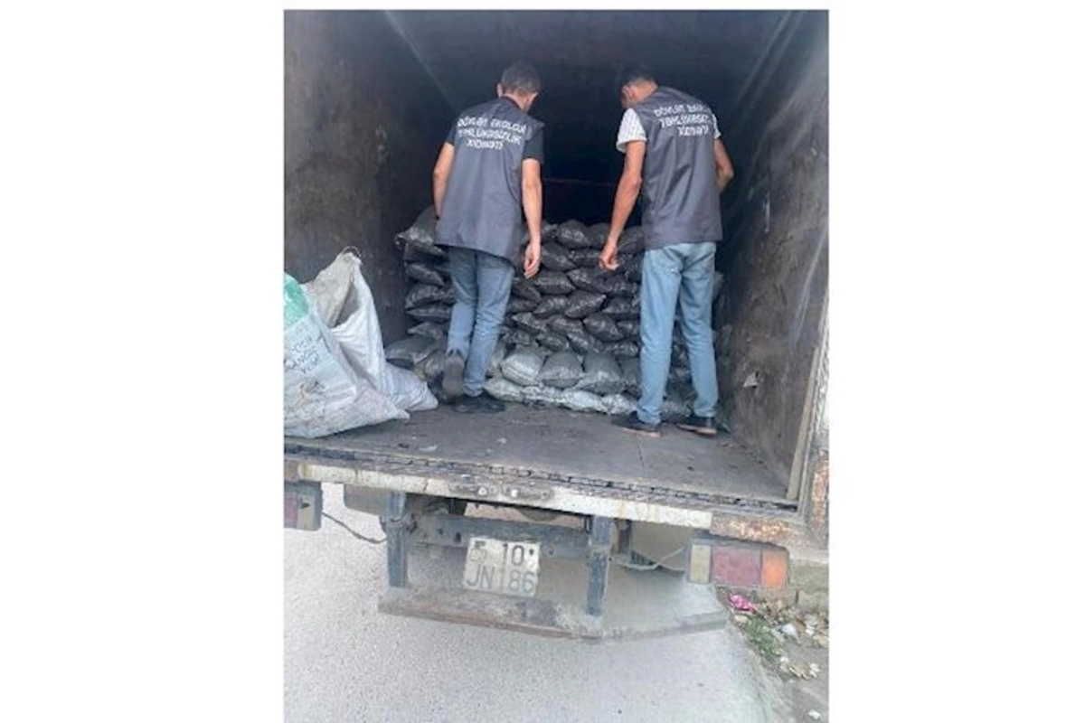 Qanunsuz yolla istehsal edilən kömürün daşındığı müəyyən edilib