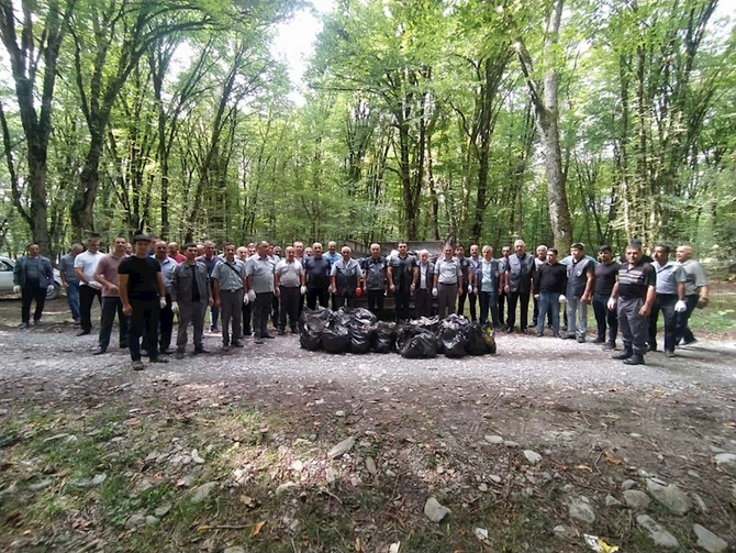 Növbəti ümumrespublika təmizlik aksiyaları keçirilib — FOTOLAR