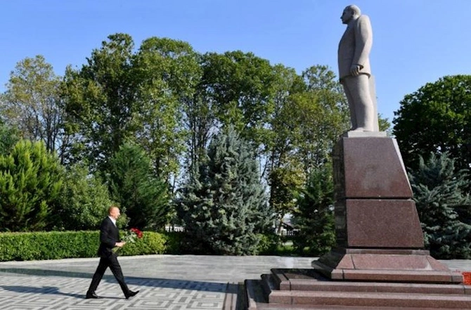 İlham Əliyev Qazaxa getdi — FOTOLAR