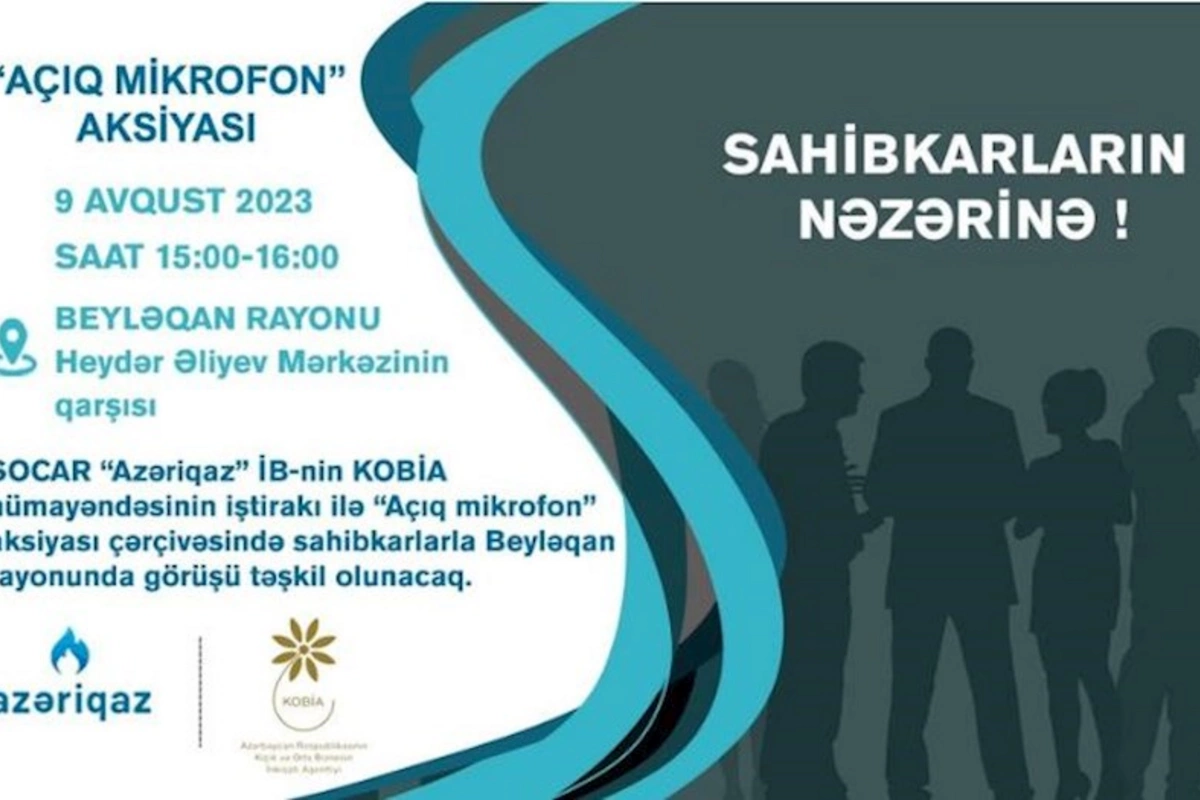 “Azəriqaz” sahibkarlarla növbəti görüşü Beyləqanda keçirəcək