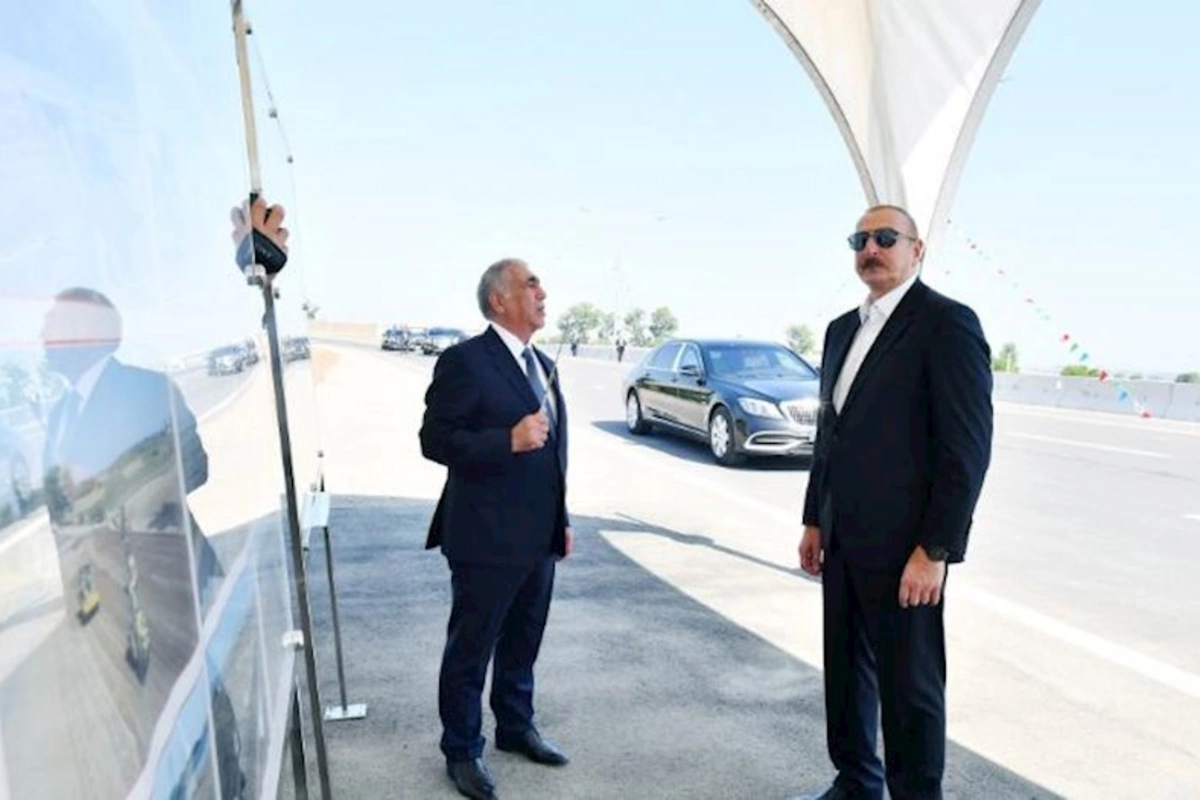 Prezident Gəncə-Qazaxbəyli yolunun açılışında iştirak etdi — FOTOLAR