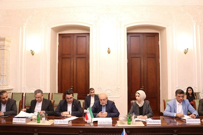 Kamran Əliyev İranın Baş prokurorunun müavinini qəbul edib — FOTOLAR