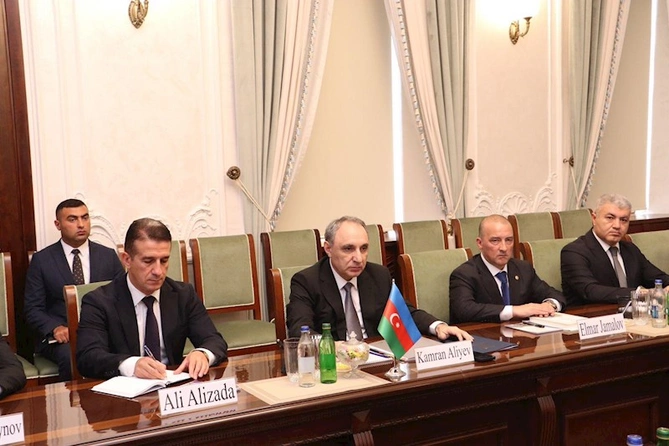 Kamran Əliyev İranın Baş prokurorunun müavinini qəbul edib — FOTOLAR